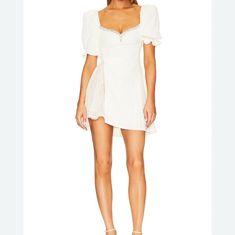 Nana Jacqueline Ysabella White Lace Dress - Perfect for Rush or Homecoming!!!